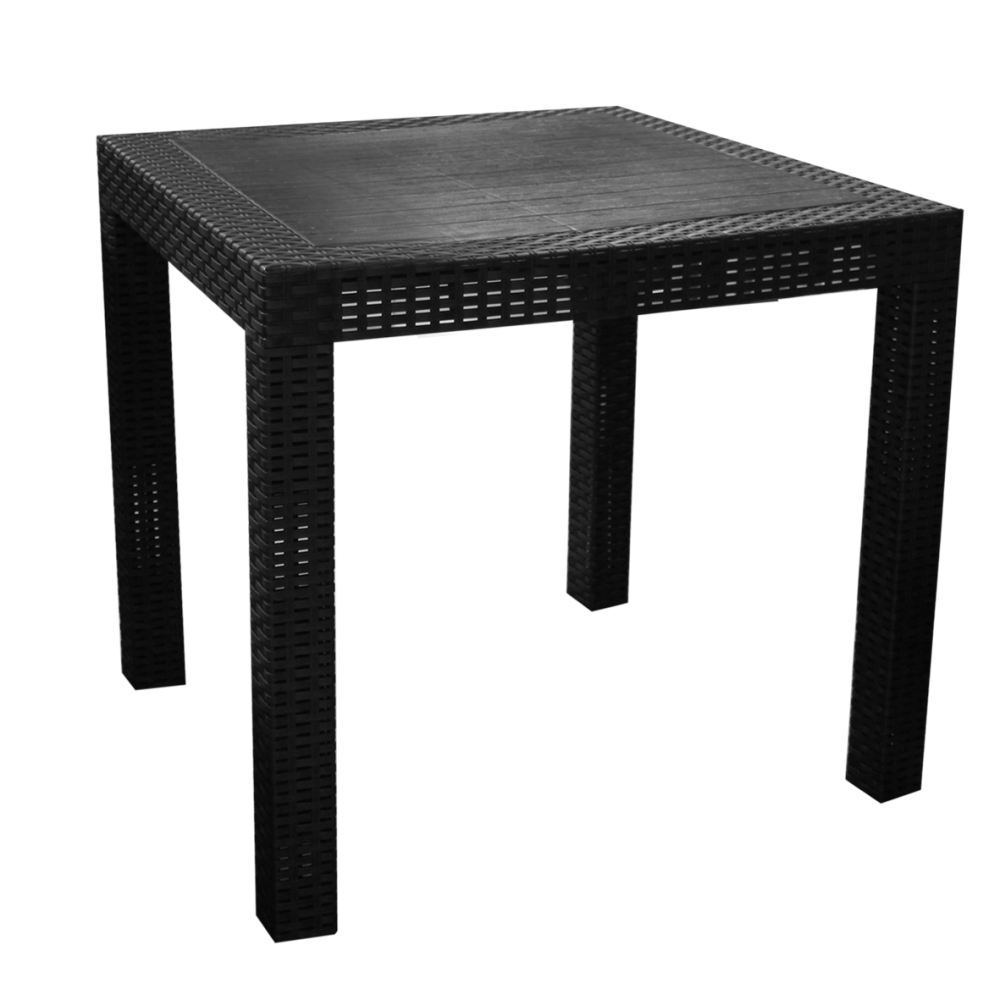 Aurora Plastic Square Rattan Table - 3M-AURO01