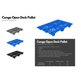 Congo Open Deck Pallet 3M-CON01 vergin materials