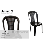 Amira 2 Plastic Armless Chair - 3M-AMI02-