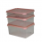 Frosty 3pcs Tupperware Recto Set 