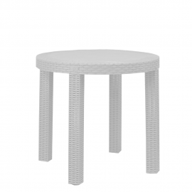 Laura Plastic Round Rattan Table - 3M-LAU01