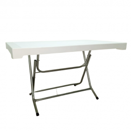 Milano Foldable Table With Steel Legs