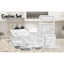 Cocina Set, 13 Pieces Kitchen Set 3M-KIT01