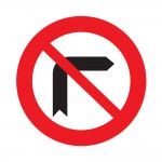 Right Turn Prohibited - LC-6912