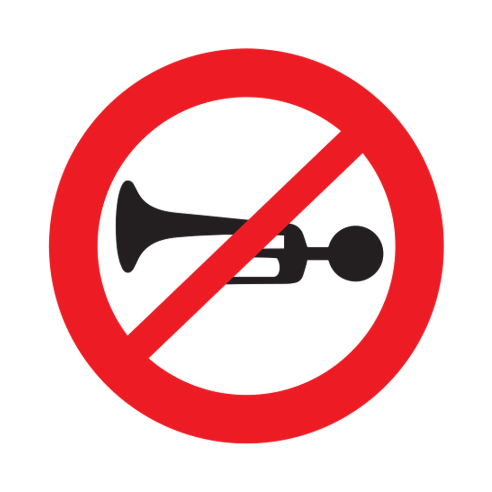 Horns Prohibited -
