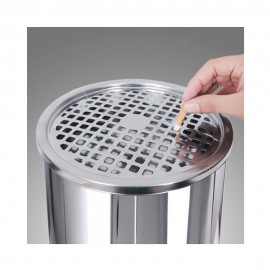 Stainless Round Ashtray Trash Bin - LC-0630