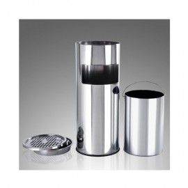 Stainless Round Ashtray Trash Bin - LC-0630