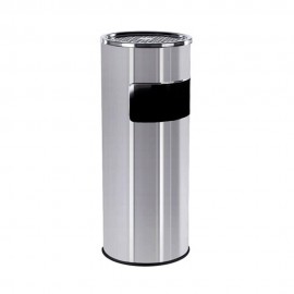 Stainless Round Ashtray Trash Bin - LC-0630